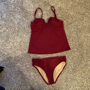 Jcrew tankini swimsuit in great condition.